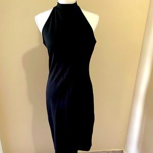 Black bodycon dress